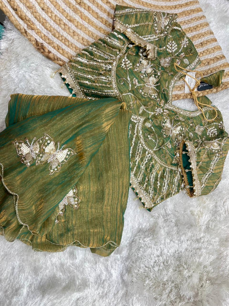 Fendy Satin Zari Designer Saree ✨