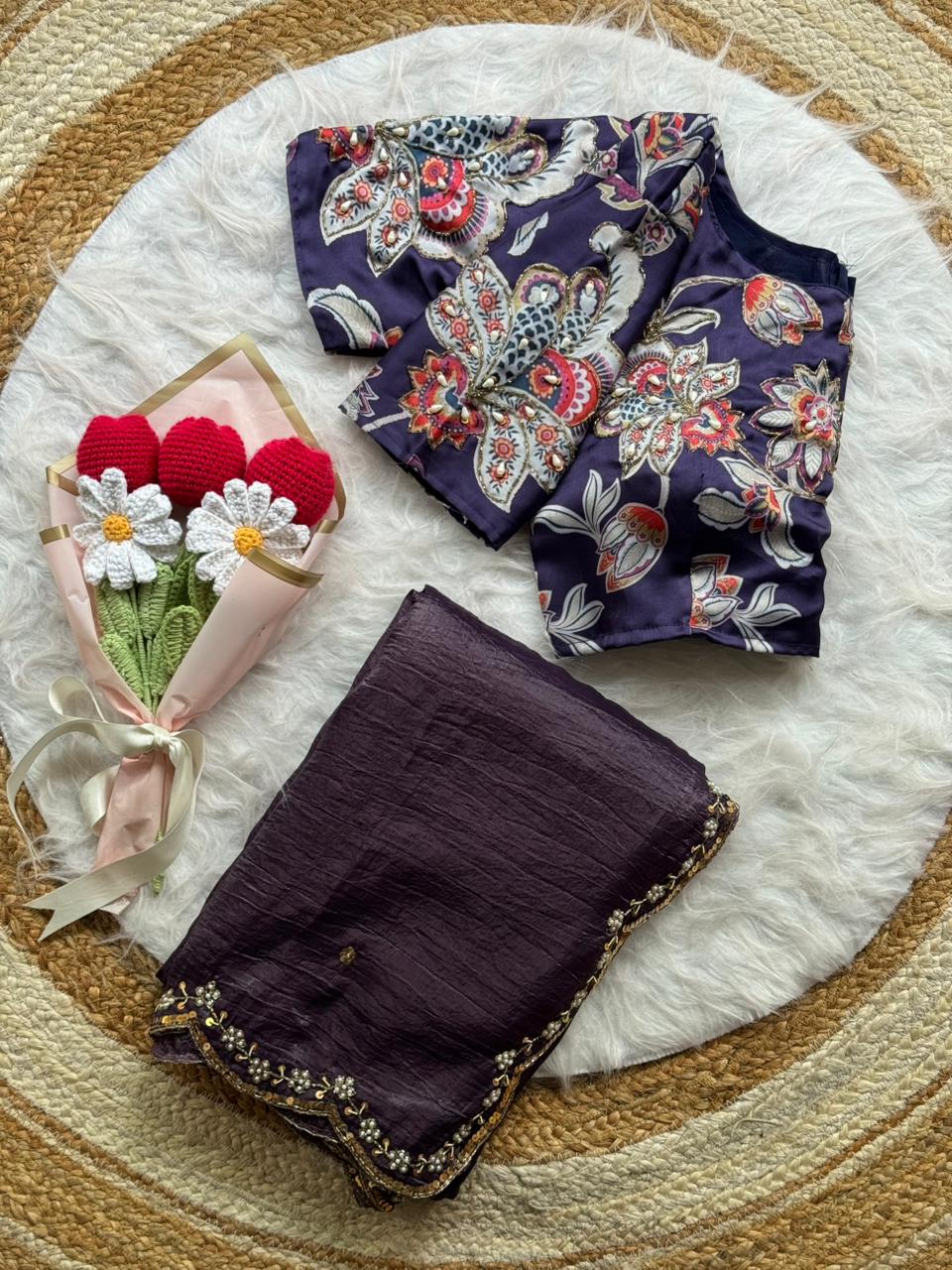 gold crush handwork design