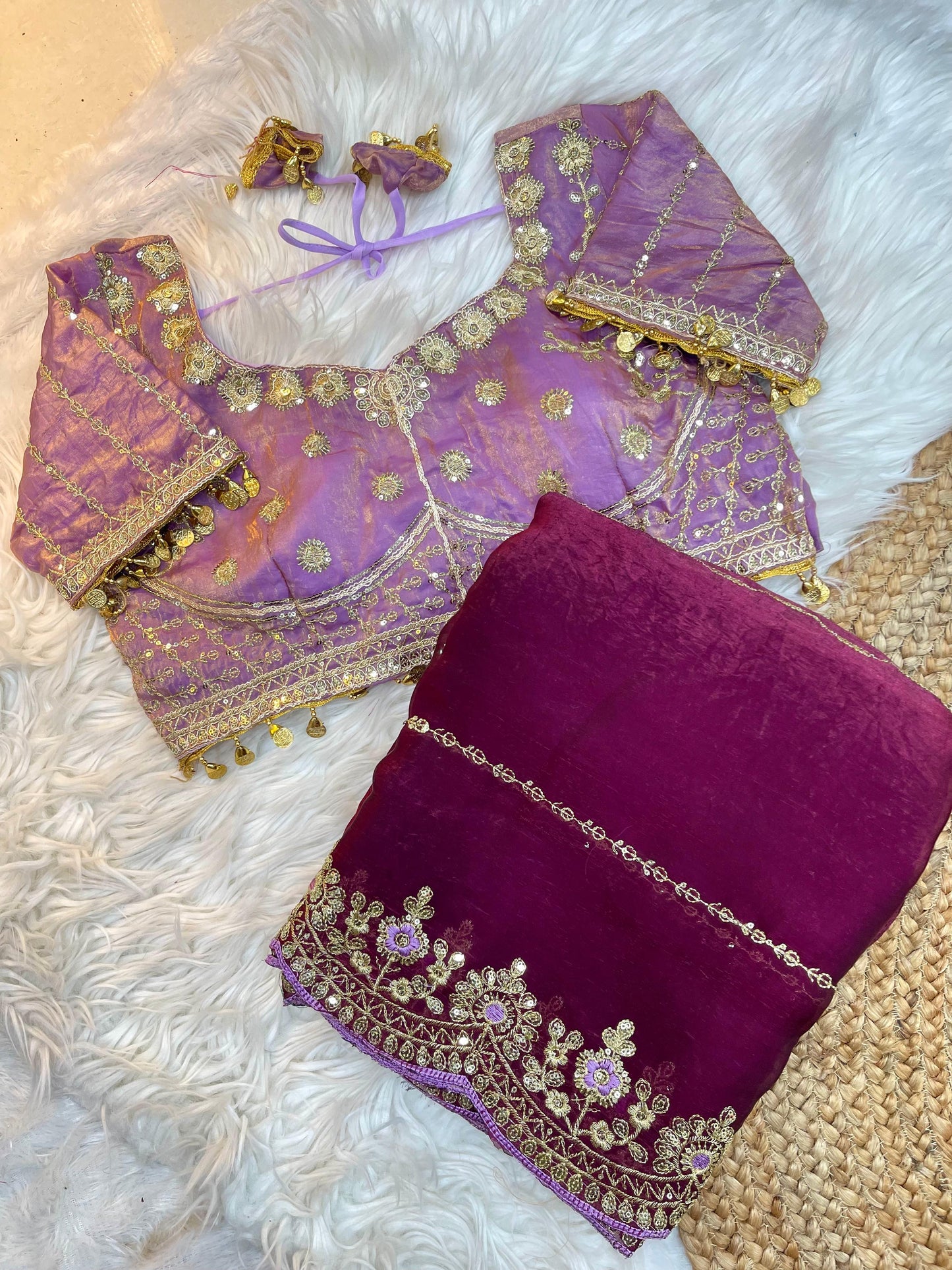 space silk embroidered saree