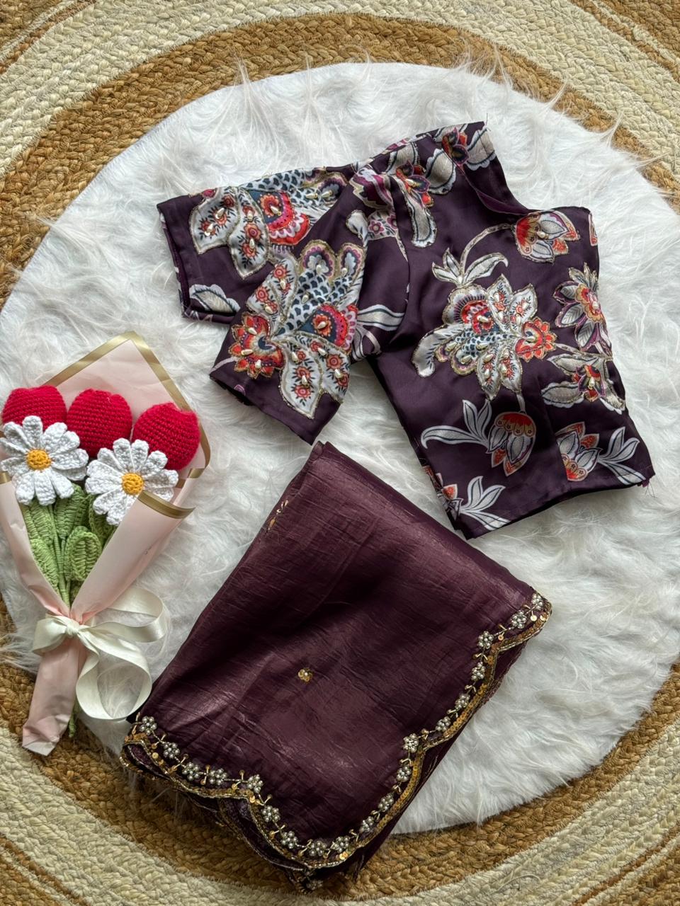 gold crush handwork design