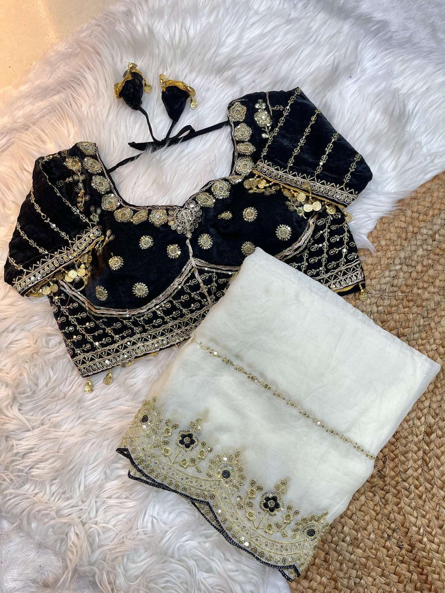 space silk embroidered saree