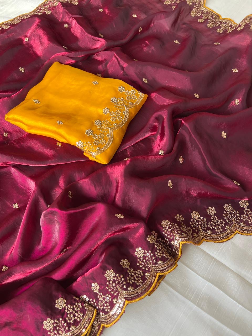 Premium Space Silk Saree