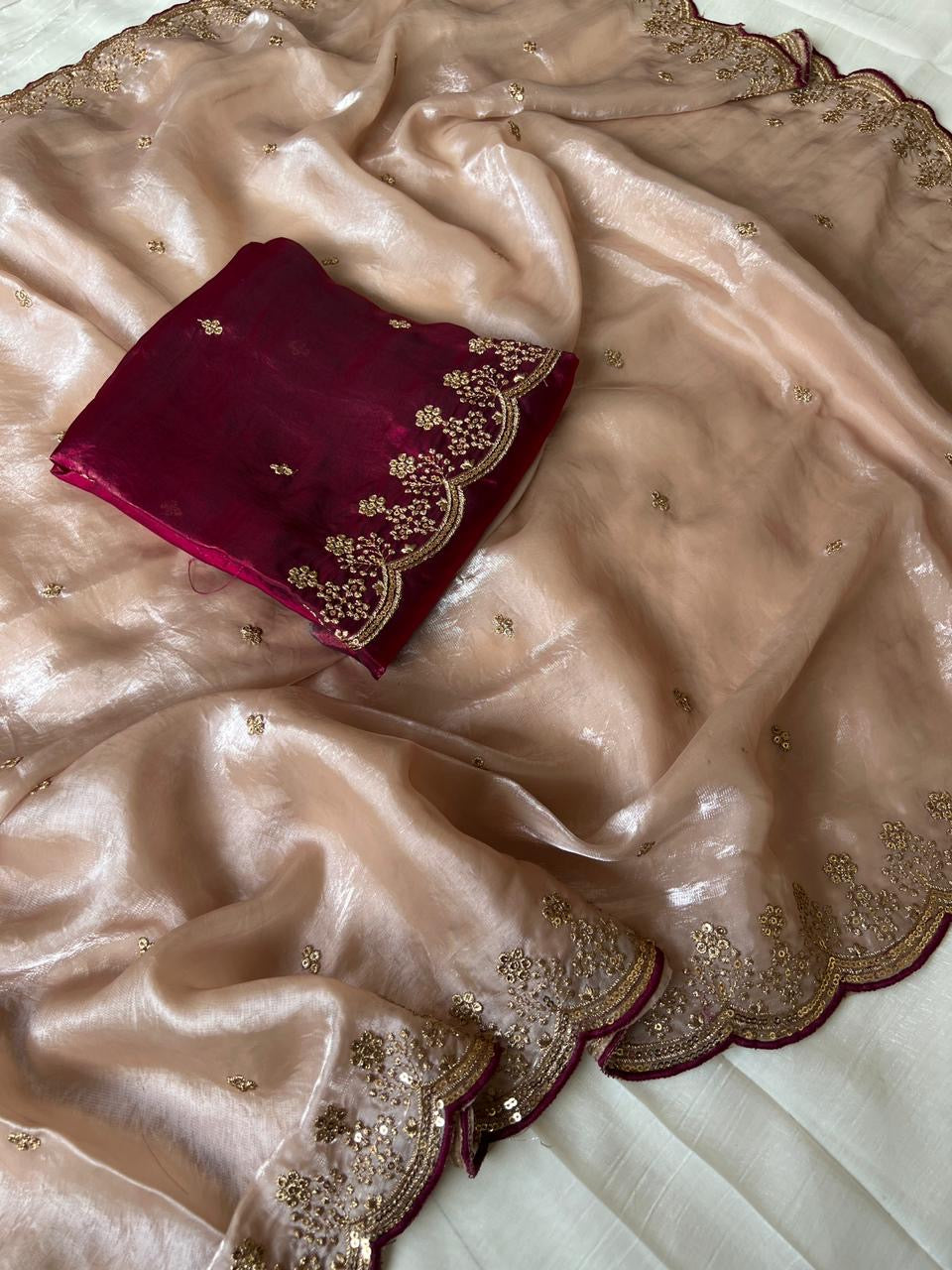 Premium Space Silk Saree