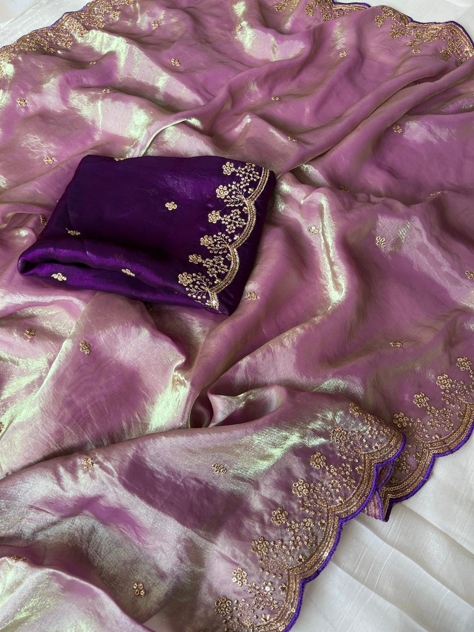 Premium Space Silk Saree