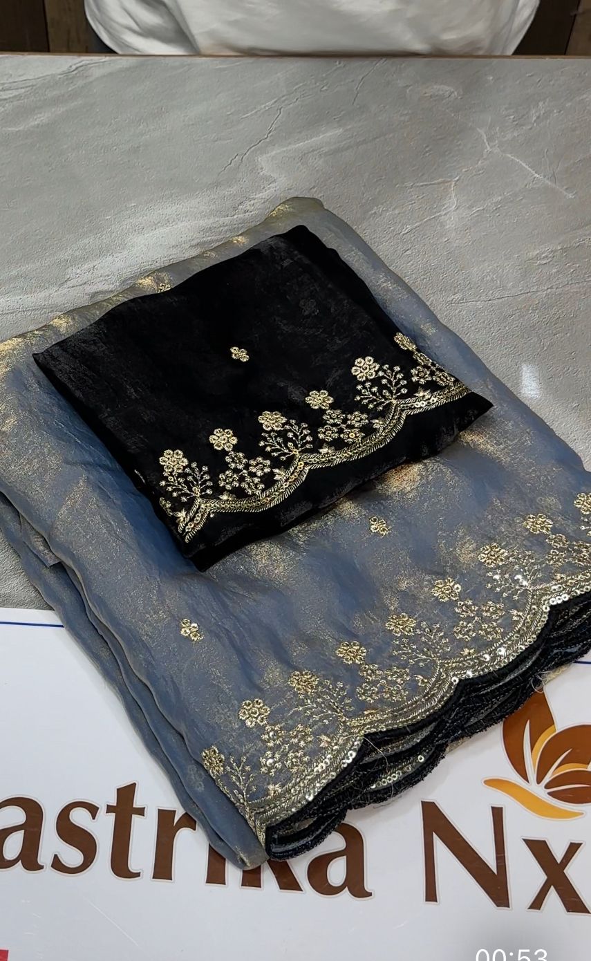 Premium Space Silk Saree