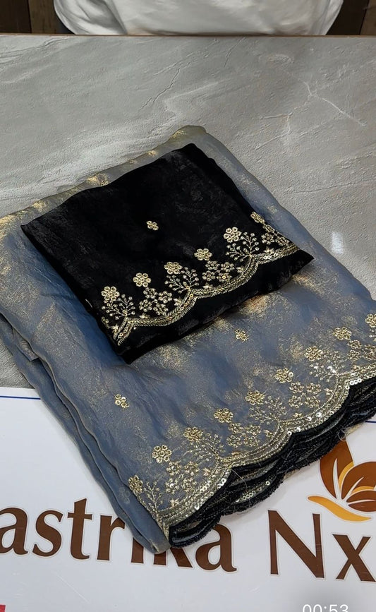 Premium Space Silk Saree