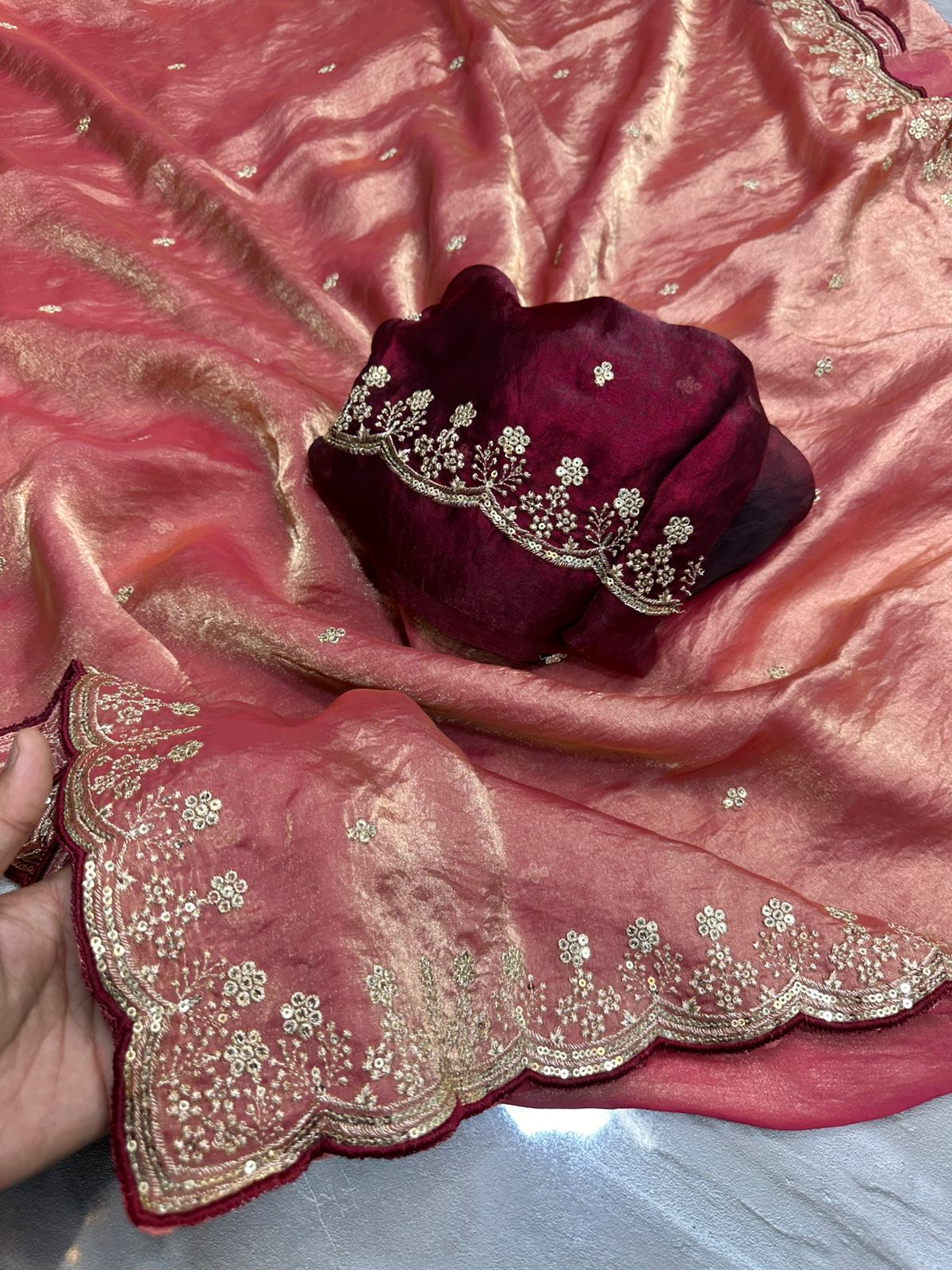 Premium Space Silk Saree